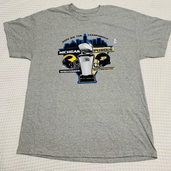 MICHIGAN WOLVERINES PURDUE BIG TEN CHAMPIONSHIP T Shirt XL NWOT Football - Picture 1 of 5